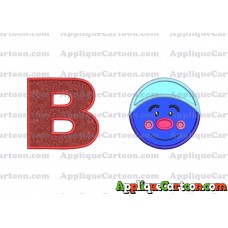 Biggie Trolls Applique Machine Design With Alphabet B