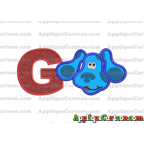 Blues Clues Disney Applique Embroidery Design With Alphabet G