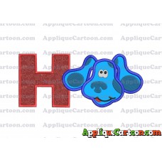 Blues Clues Disney Applique Embroidery Design With Alphabet H
