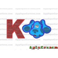 Blues Clues Disney Applique Embroidery Design With Alphabet K
