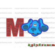 Blues Clues Disney Applique Embroidery Design With Alphabet M