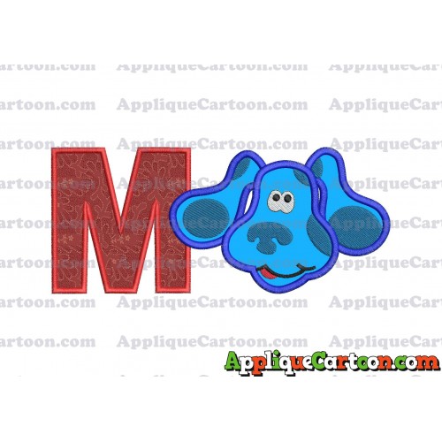 Blues Clues Disney Applique Embroidery Design With Alphabet M