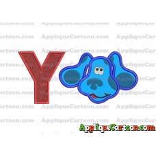 Blues Clues Disney Applique Embroidery Design With Alphabet Y