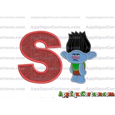 Branch Trolls Applique 03 Embroidery Design With Alphabet S