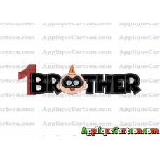 Brother Jack Jack Parr The Incredibles Applique Embroidery Design Birthday Number 1