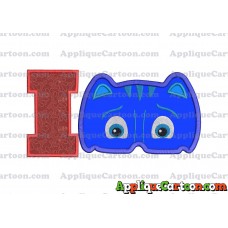 Catboy Pj Masks 01 Applique Embroidery Design With Alphabet I