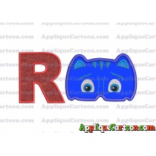 Catboy Pj Masks 01 Applique Embroidery Design With Alphabet R