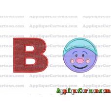 Chenille Trolls Applique Machine Design With Alphabet B