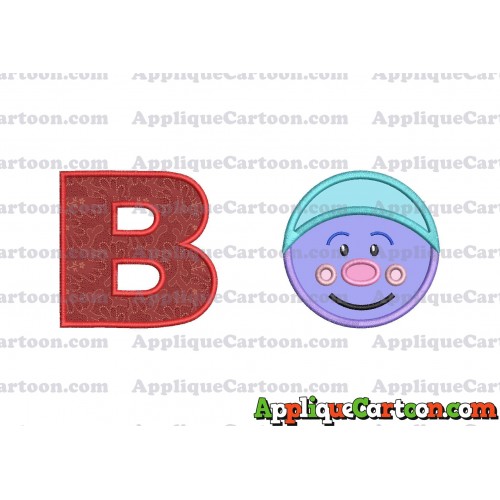 Chenille Trolls Applique Machine Design With Alphabet B