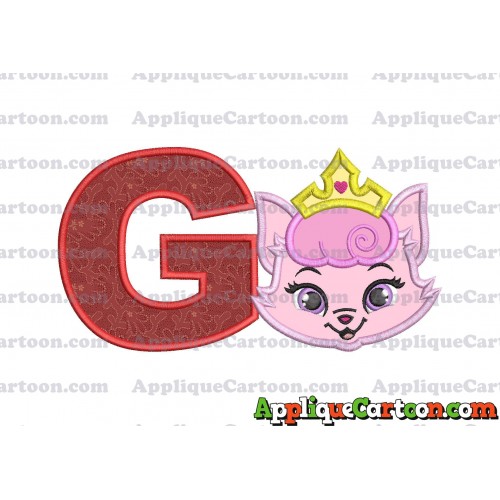 Dreamy Whisker Haven Applique Embroidery Design With Alphabet G