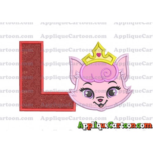 Dreamy Whisker Haven Applique Embroidery Design With Alphabet L
