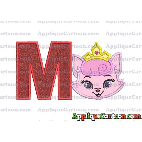 Dreamy Whisker Haven Applique Embroidery Design With Alphabet M
