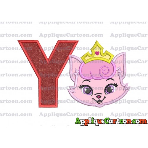 Dreamy Whisker Haven Applique Embroidery Design With Alphabet Y