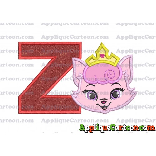 Dreamy Whisker Haven Applique Embroidery Design With Alphabet Z