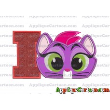 Hissy Puppy Dog Pals Applique Embroidery Design With Alphabet I