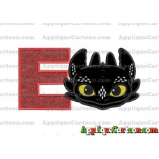 How to Draw Your Dragon Applique Embroidery Design With Alphabet E