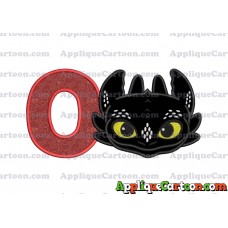 How to Draw Your Dragon Applique Embroidery Design With Alphabet O