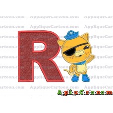 Kwazii Kitten Octonauts Applique Embroidery Design With Alphabet R