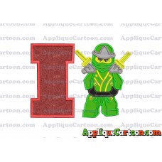 Lego Applique Embroidery Design With Alphabet I