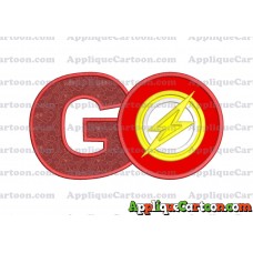 Logo The Flash Applique Embroidery Design With Alphabet G