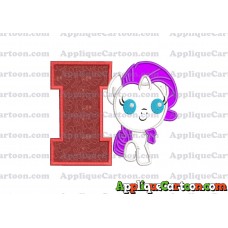 My Little Pony Applique Embroidery Design With Alphabet I