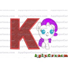 My Little Pony Applique Embroidery Design With Alphabet K