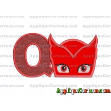 Owlette Pj Masks Applique 01 Embroidery Design With Alphabet Q