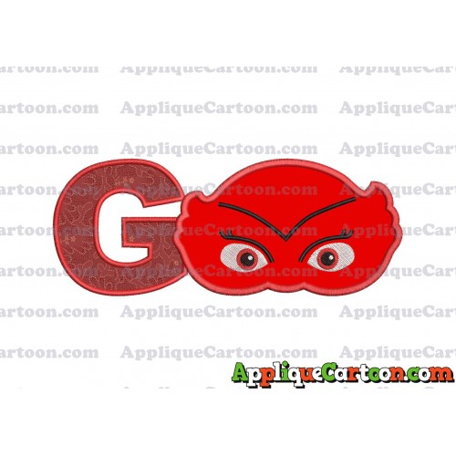 Owlette Pj Masks Applique 02 Embroidery Design With Alphabet G
