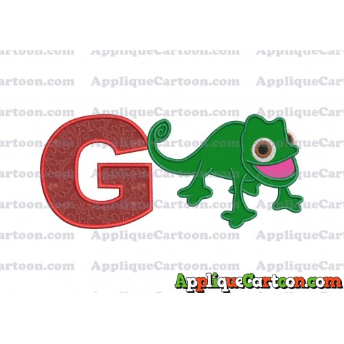 Pascal Tangled Applique Embroidery Design With Alphabet G