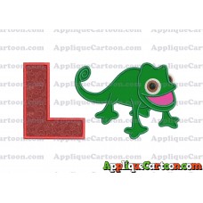 Pascal Tangled Applique Embroidery Design With Alphabet L