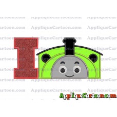 Percy the Train Applique Embroidery Design With Alphabet I