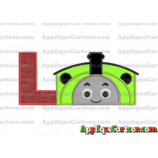 Percy the Train Applique Embroidery Design With Alphabet L