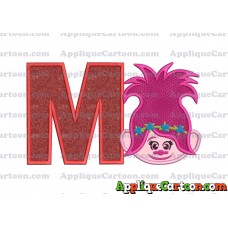Poppy Trolls Machine Applique Design 01 With Alphabet M