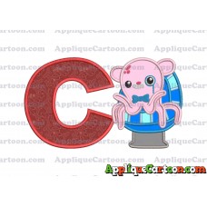 Professor Inkling Octonauts 01 Applique Embroidery Design With Alphabet C