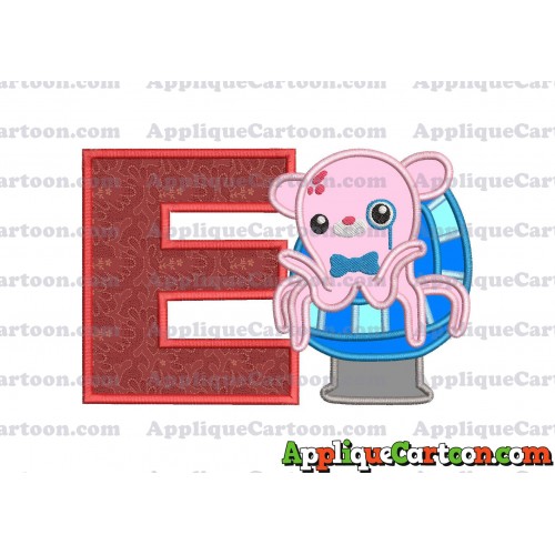 Professor Inkling Octonauts 01 Applique Embroidery Design With Alphabet E