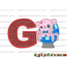 Professor Inkling Octonauts 01 Applique Embroidery Design With Alphabet G