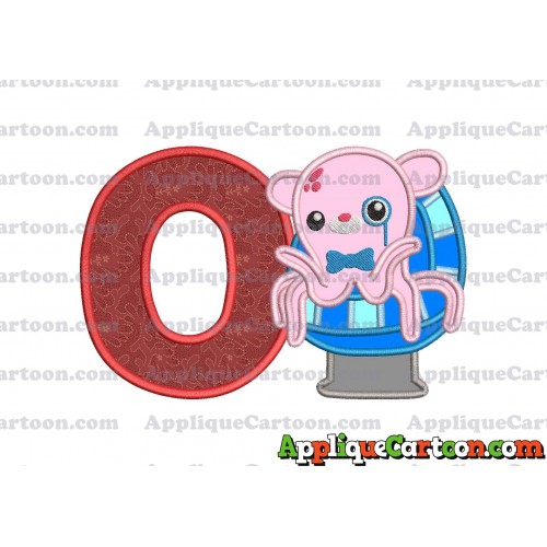 Professor Inkling Octonauts 01 Applique Embroidery Design With Alphabet O