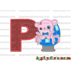 Professor Inkling Octonauts 01 Applique Embroidery Design With Alphabet P