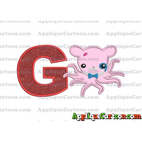 Professor Inkling Octonauts 02 Applique Embroidery Design With Alphabet G