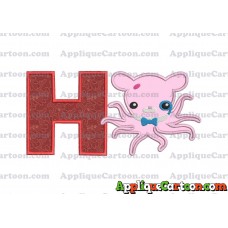 Professor Inkling Octonauts 02 Applique Embroidery Design With Alphabet H