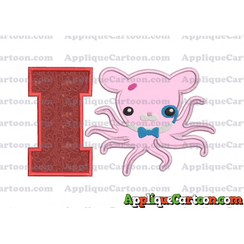 Professor Inkling Octonauts 02 Applique Embroidery Design With Alphabet I