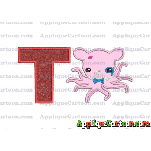 Professor Inkling Octonauts 02 Applique Embroidery Design With Alphabet T