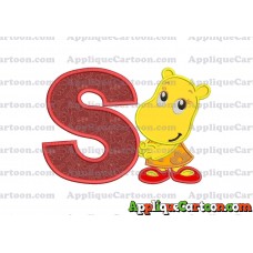 Shy Tasha Backyardigans Applique Design With Alphabet S