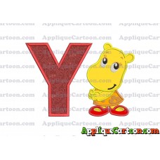 Shy Tasha Backyardigans Applique Design With Alphabet Y