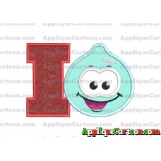 Sky Jelly Applique Embroidery Design With Alphabet I