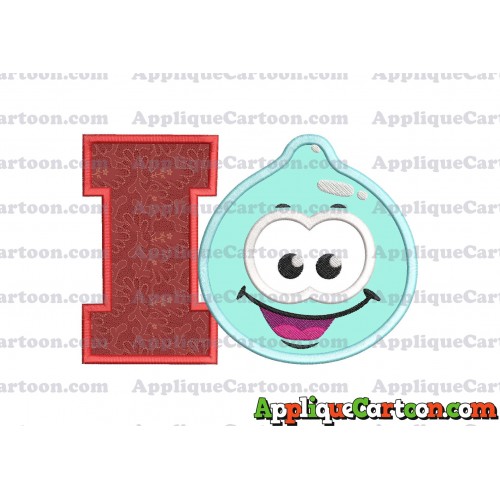 Sky Jelly Applique Embroidery Design With Alphabet I
