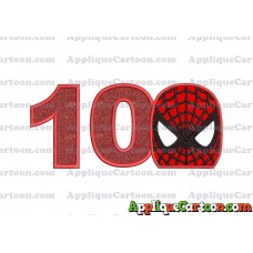 Spider Man Applique Embroidery Design Birthday Number 10