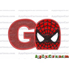 Spider Man Applique Embroidery Design With Alphabet G