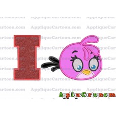 Stella Angry Birds Applique Embroidery Design With Alphabet I