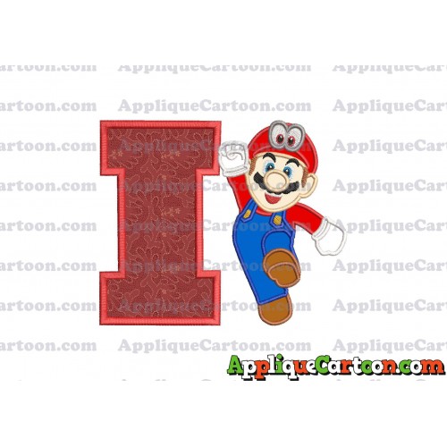Super Mario Odyssey Applique 01 Embroidery Design With Alphabet I